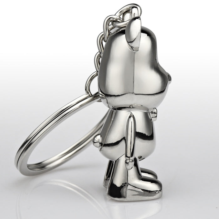 Wholesale Keychain Alloy Bunny Bear Astronaut Pendant MOQ≥2 (F) JDC-KC-XunX013