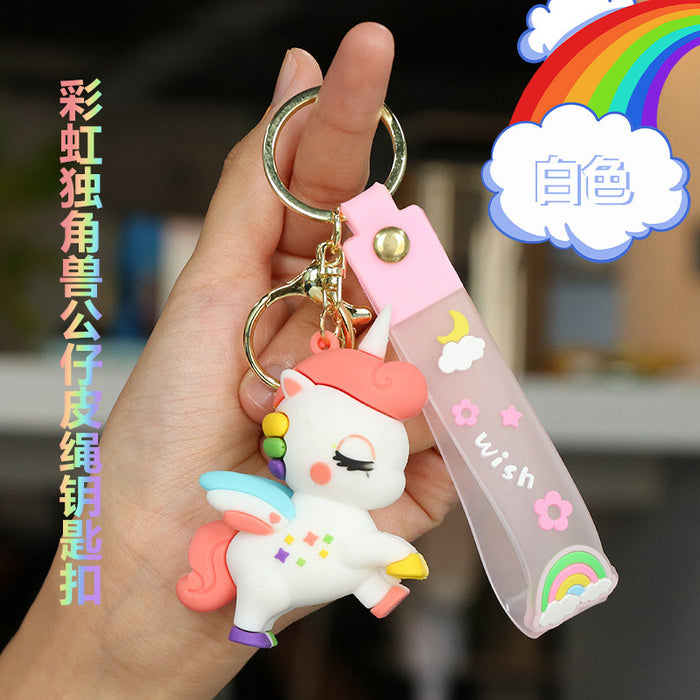 Wholesale Keychain PVC Cute Cartoon Doll Ornament JDC-KC-XTang009