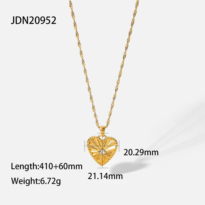 Jewelry WholesaleWholesale Gold Titanium Steel Gold Plated Necklace  JDC-NE-JD382 Necklaces 杰鼎 %variant_option1% %variant_option2% %variant_option3%  Factory Price JoyasDeChina Joyas De China