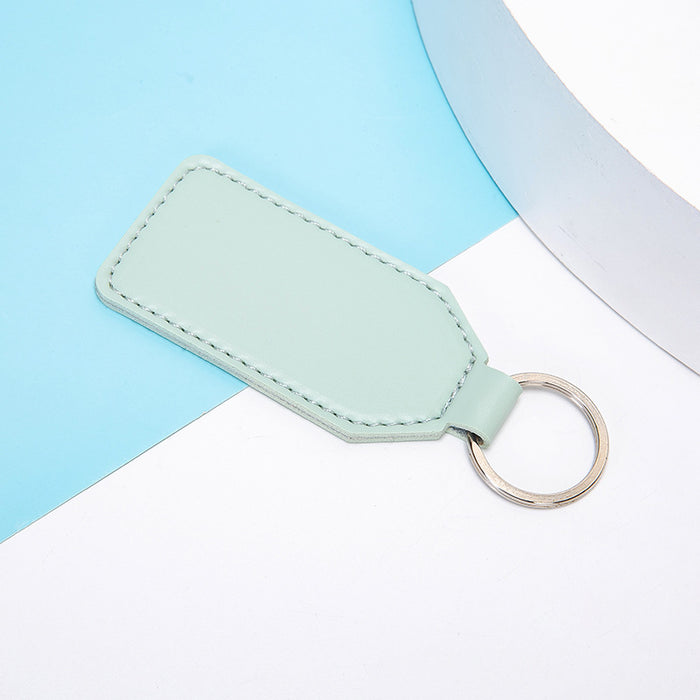 Wholesale Keychains PU Leather Car Simple Solid Color JDC-KC-XingR002