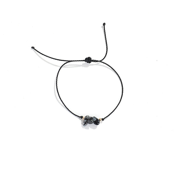 Wholesale Pearl Colored Natural Gravel Adjustable Bracelet JDC-BT-ZengZ011