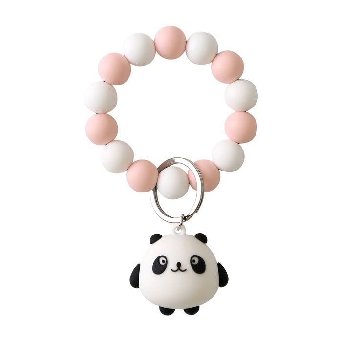 Wholesale Bracelet Silicone Cartoon Panda Keychain JDC-KC-JM042