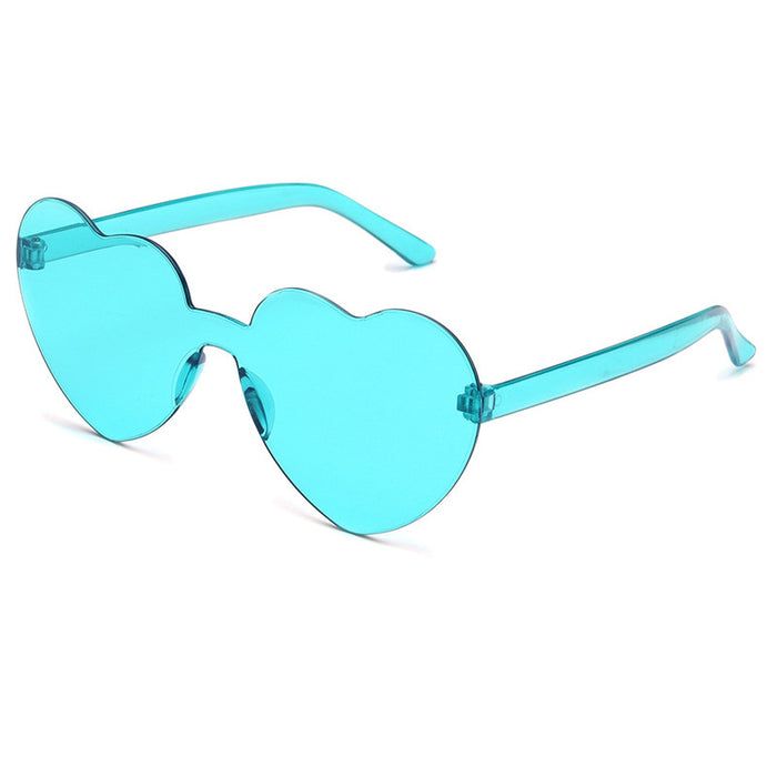 Wholesale PC material fashion love sunglasses men and women same style JDC-SG-AoMing001