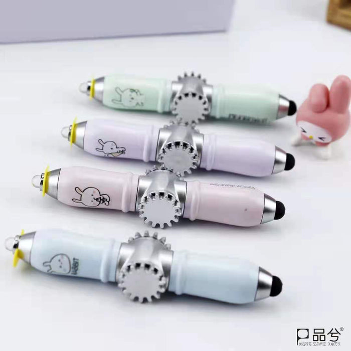 Wholesale Pen Plastic Fingertip Gyro Pen Glowing Turning Pen MOQ≥2 JDC-BP-Weituo002