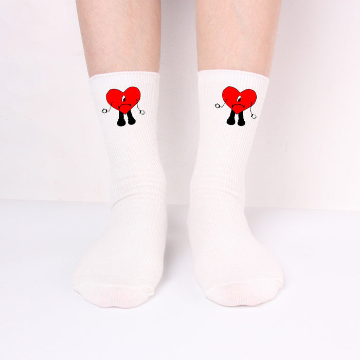 Wholesale Socks Cotton Cute Cartoon Embroidery Socks (F) JDC-SK-WDM001