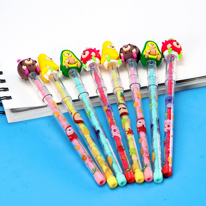 Wholesale pencil silicone fruit MOQ≥2 JDC-PC-CXL001