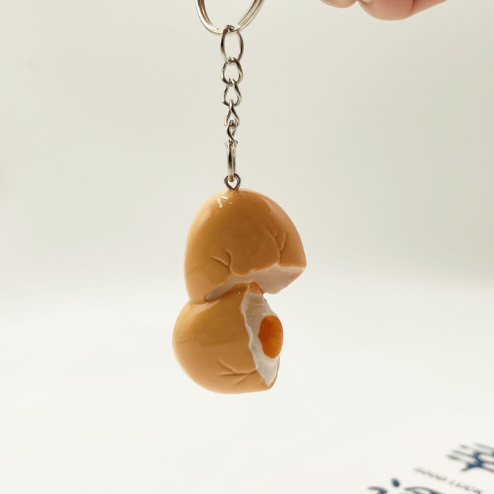 Wholesale Keychains Resin Broken Egg JDC-KC-XiangY039