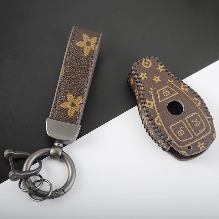 Wholesale leather car keychain bag pendant (F) JDC-KC-DAJ003