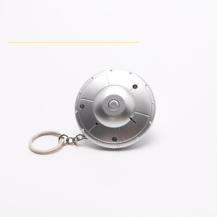 Wholesale LED Sound Lighting UFO Keychain Pendant MOQ≥5 JDC-KC-YKe001