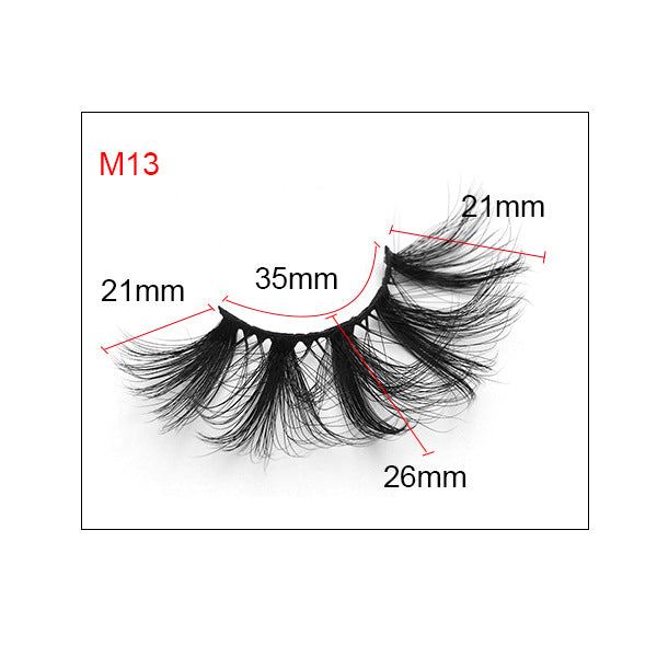 Wholesale 8D Imitation Mink Hair 25mm Natural Long Thicker False Eyelashes JDC-EY-MYan005