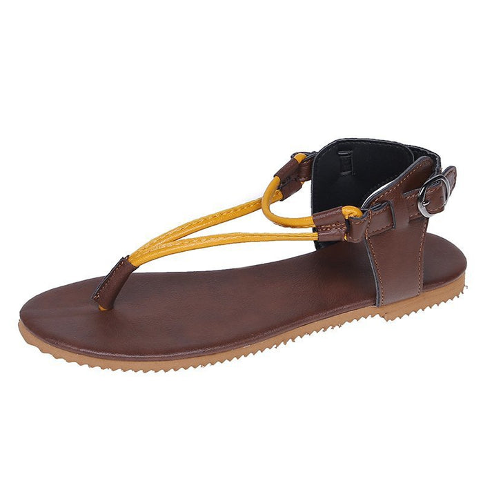 En gros de style romain, Herringbone plat en gros de style romain sandales plates jdc-sd-zubail002