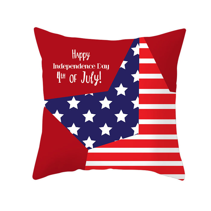 Wholesale 4th of July Independence Day Printed Pillowcase MOQ≥2 JDC-PW-Jinze002