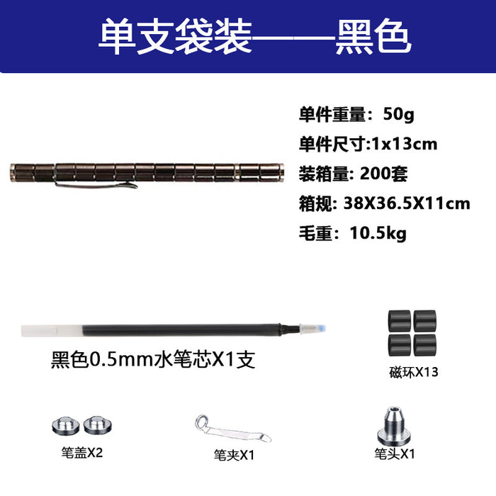 Variedad de metal al por mayor descompresión Pen Magnetic JDC-BP-XMC001