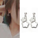 Jewelry WholesaleWholesale cutout flower stud earrings JDC-ES-HZQ002 Earrings 青之荷 %variant_option1% %variant_option2% %variant_option3%  Factory Price JoyasDeChina Joyas De China