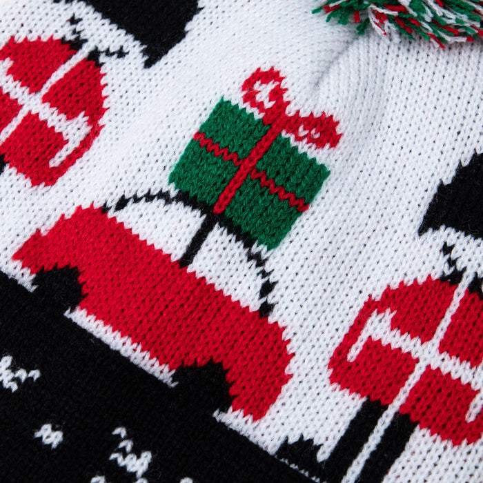 Hat al por mayor Acrílico Christmas Child Child Car Regalo Sweater Knited Sweater Hat JDC-FH-LVZHE006
