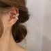 Jewelry WholesaleWholesale zircon pearl fish tail alloy ear clip single JDC-ES-XuF125 Earrings 旭帆 %variant_option1% %variant_option2% %variant_option3%  Factory Price JoyasDeChina Joyas De China