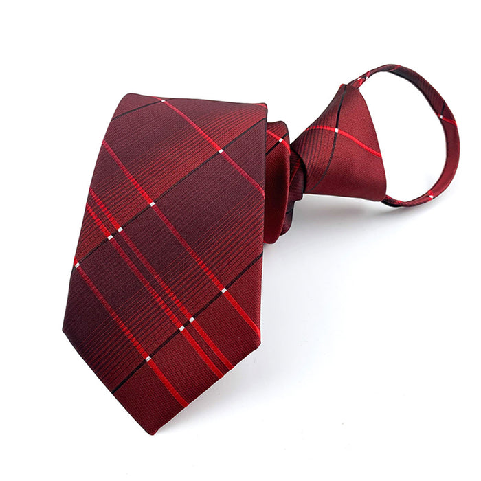 Wholesale Polyester Silk Zipper Tie JDC-TIE-YonF007