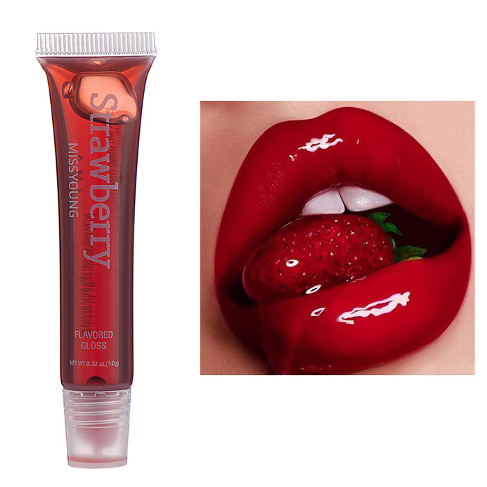 Wholesale lip plumping lip oil transparent moisturizing moisturizing lip glaze MOQ≥3 JDC-MK-dyao005
