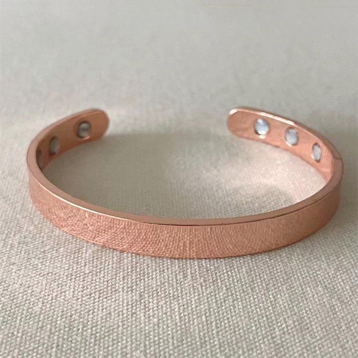 Wholesale Fashion Personality Opening Adjustable Health Care Magnetic Ring Magnet Bracelet JDC-BT-LonR005