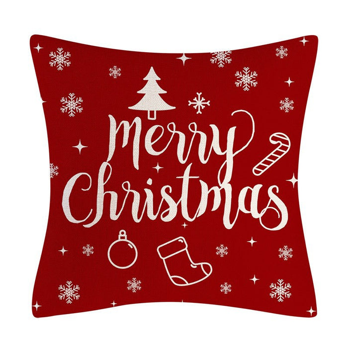 Wholesale Pillowcase Blended Christmas Red Collection Print JDC-PW-Yiyang002