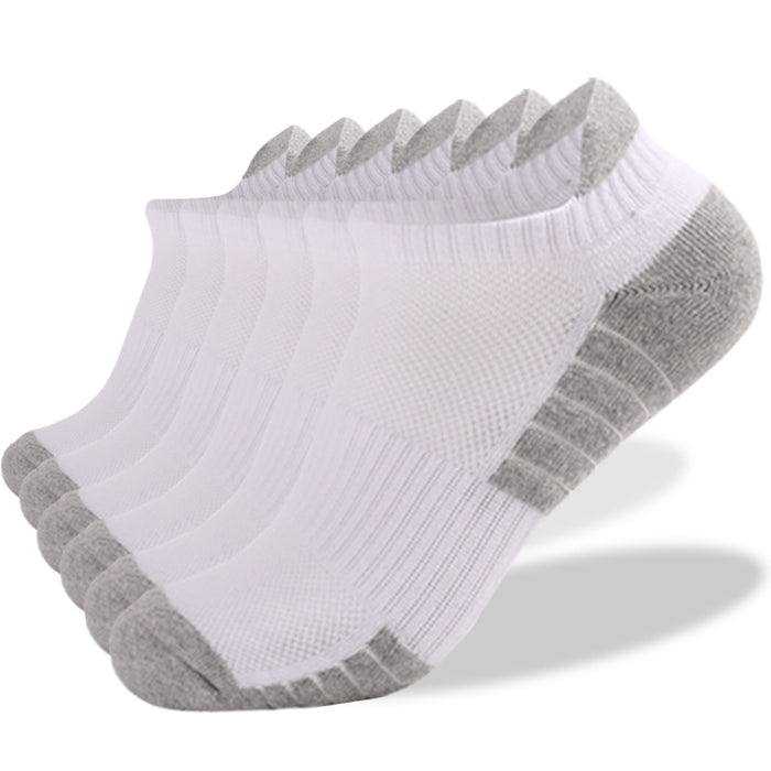 Wholesale running socks non-slip combed cotton socks sweat-absorbing breathable sports JDC-SK-LZL058