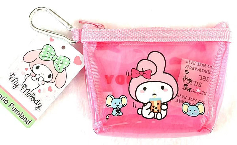 Wholesale cute cartoon PVC waterproof coin purse bag small pendant MOQ≥3 JDC-KC-ONG002
