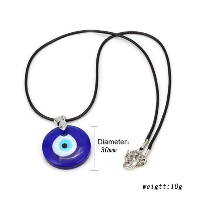 Jewelry WholesaleWholesale 3cm devil eyes glass eye necklace JDC-NE-Yunhe002 Necklaces 芸禾 %variant_option1% %variant_option2% %variant_option3%  Factory Price JoyasDeChina Joyas De China