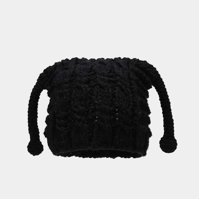 Wholesale Hat Acrylic Funny Corner Knitted Hat MOQ≥2 JDC-FH-LvYi041