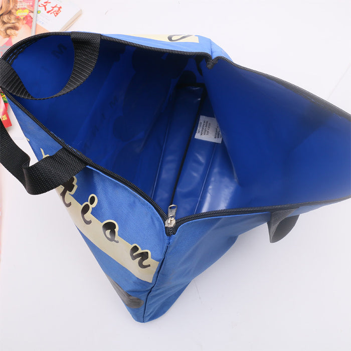 Wholesale cartoon cute supermarket eco-friendly shopping bag waterproof handbag (M) JDC-HB-JQun003