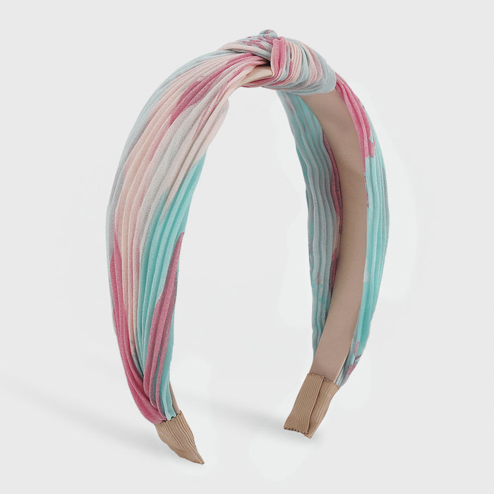 Wholesale Tie Dye Fabric Headband JDC-HD-Qiandi001