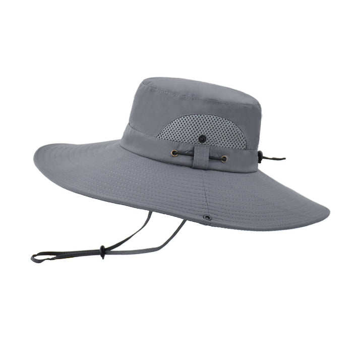 Wholesale fisherman hat summer hat big brim sun hat outdoor mountaineering sun protection MOQ≥2 JDC-FH-BG001