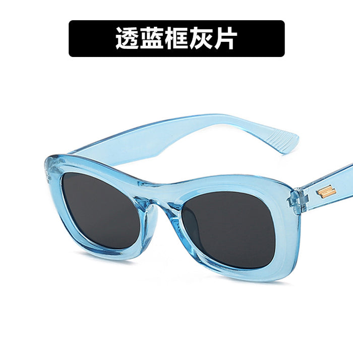 Wholesale Oval Cat Eye Rice Nail Sunglasses JDC-SG-KD179