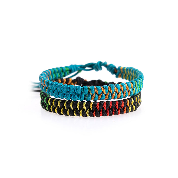 Wholesale Bracelet Polyester Colorful Braided Strap Adjustable JDC-BT-XLH009