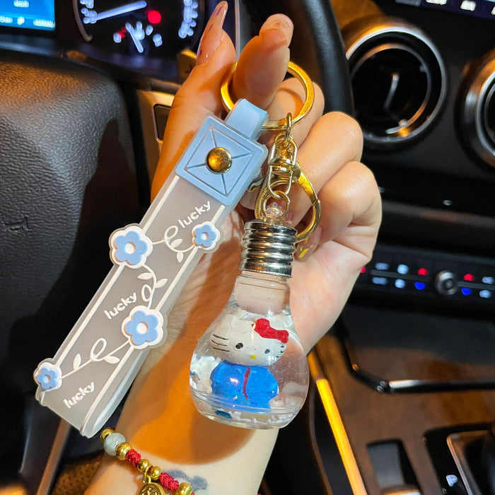 Wholesale Palo Cartoon Oil Key Ring Floating Bulb Keychain JDC-KC-PLuo006