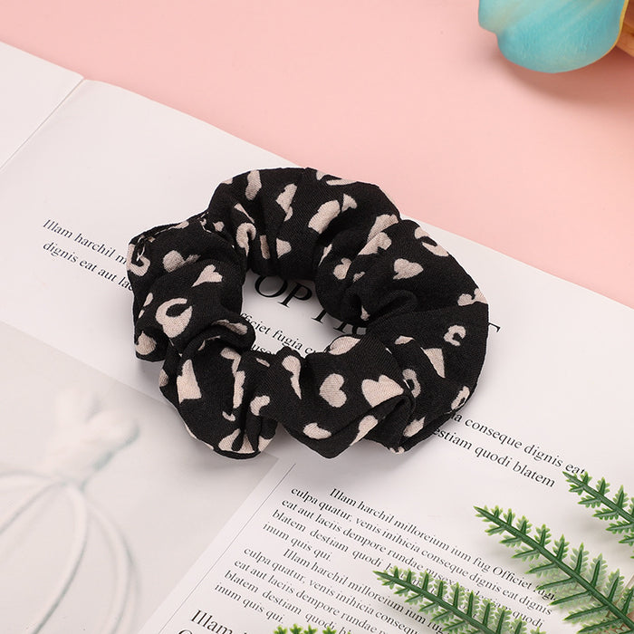 Wholesale hair rope cloth leopard polka dots JDC-HS-MDL005