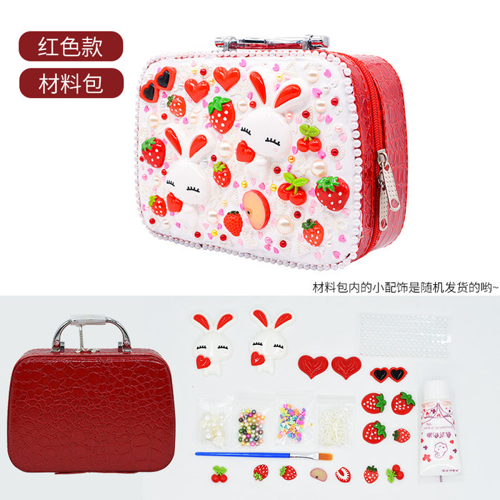 Wholesale Handmade DIY Paste Cosmetic Bag Cream Glue Portable Storage Bag JDC-HB-miaojia001