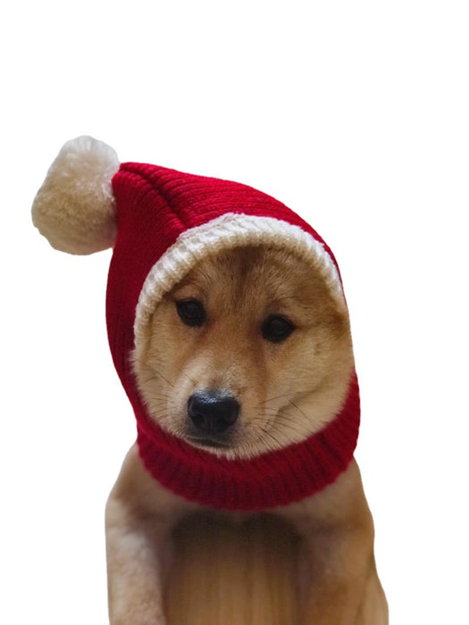 Wholesale Pet Dog Santa Hat Red Beanie JDC-PC-Tengy002