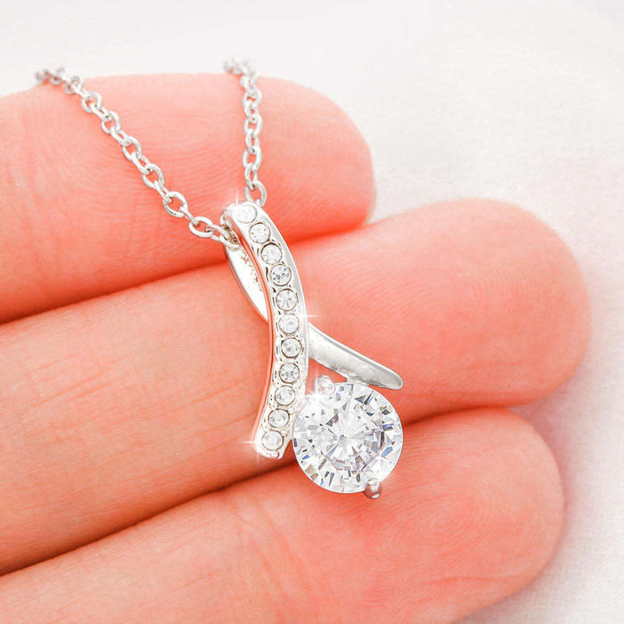 Wholesale Necklaces Alloy Zircon Clavicle Gift for Daughter MOQ≥2 JDC-NE-TaiX001
