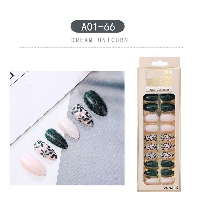 Nail nail art en gros ABS ABS Stickers d'ongles imperméables 24pcs / boîte JDC-NS-CMM003