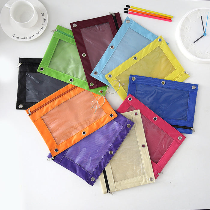 Wholesale Oxford Cloth Stationery Bag Pencil Bag MOQ≥2 JDC-PB-XHZ001