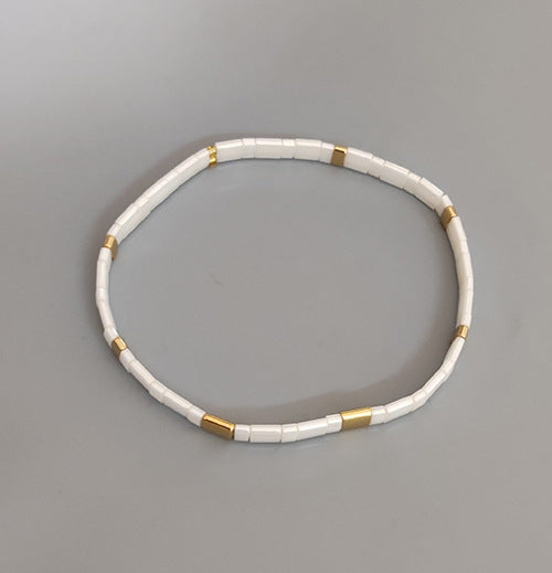 Wholesale Braided Beaded Bracelet Women's Multi-layered Boho Ethnic Style JDC-BT-GBH126