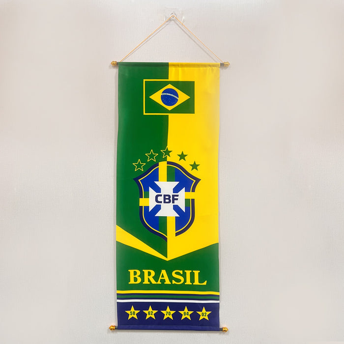 Tema de la Copa Mundial Decorativa al por mayor Bandante Hanging Flag Moq≥2 JDC-DCN-Jiux003