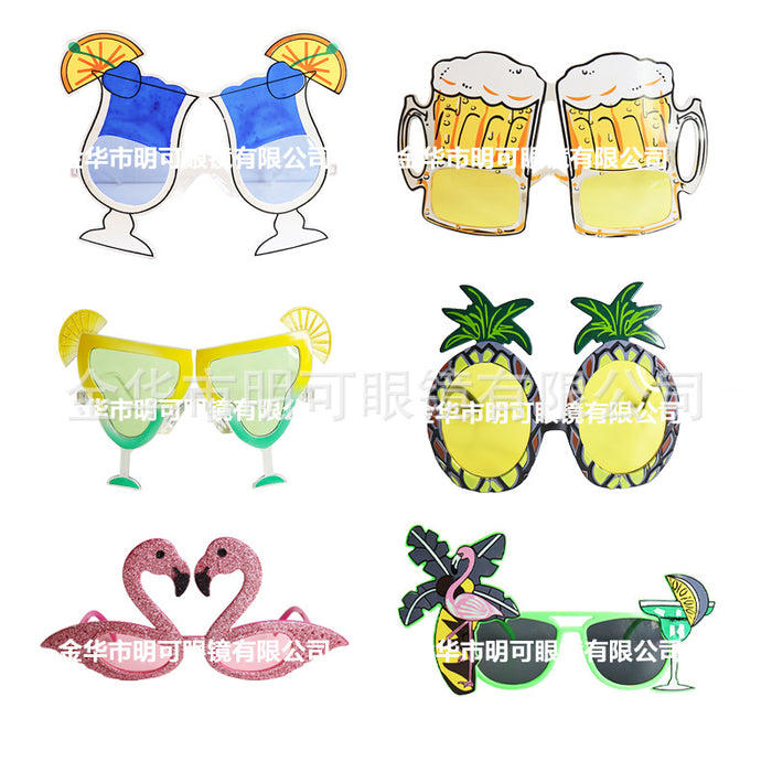 Jewelry WholesaleWholesale beer cup coconut tree funny glasses JDC-SG-MingK004 Sun Glasses 明可 %variant_option1% %variant_option2% %variant_option3%  Factory Price JoyasDeChina Joyas De China