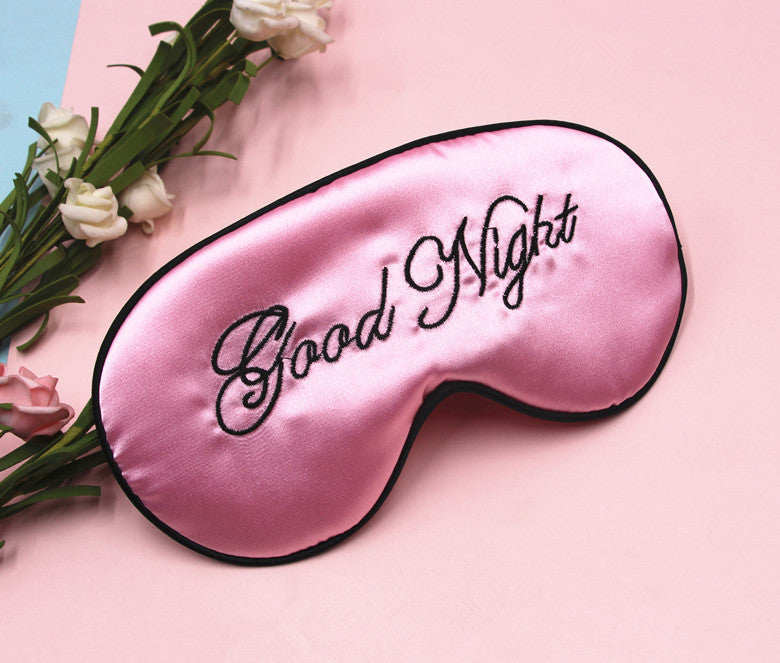 Wholesale Simulated Silk Polyester Cotton Eye Masks MOQ≥3 JDC-EM-AYM001