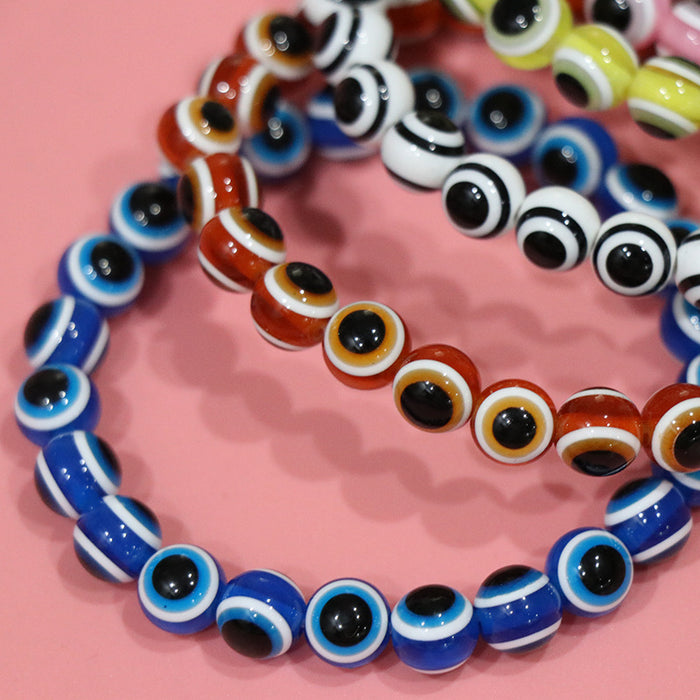 Wholesale Vintage Eye Bracelet Blue Eye Beads Multicolor Bracelet MOQ≥2 JDC-BT-HuoM005