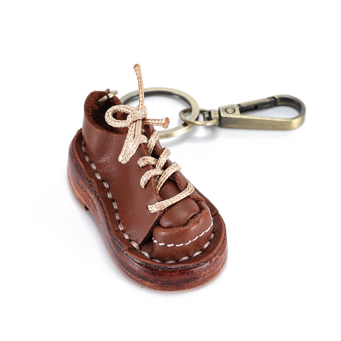 Wholesale Keychains Leather Strawberry Shoes MOQ≥5 JDC-KC-QiaoY001