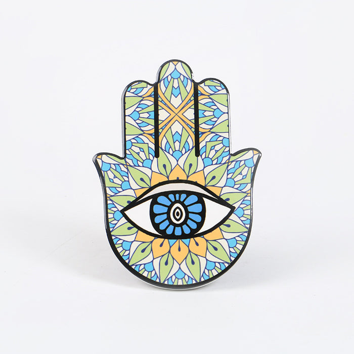 Wholesale Place Mat Hand of Fatima Personality Creative Ceramic Ornament MOQ≥2 JDC-PS-YouX002