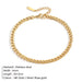 Jewelry WholesaleWholesale Stainless Steel Gold Plated Cuban Chain Anklet JDC-AS-JJ001 Anklet 聚杰 %variant_option1% %variant_option2% %variant_option3%  Factory Price JoyasDeChina Joyas De China