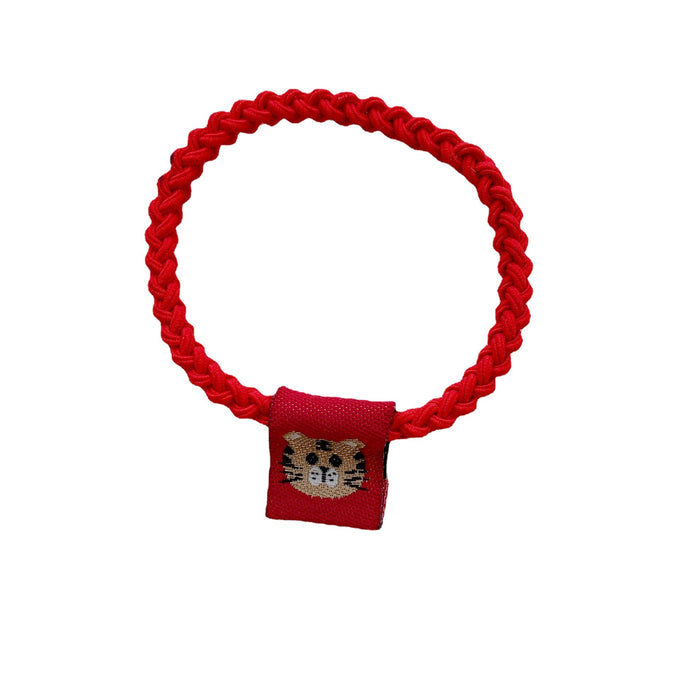Wholesale hair rope rubber band red new year tiger MOQ≥2 JDC-HS-XinYi004