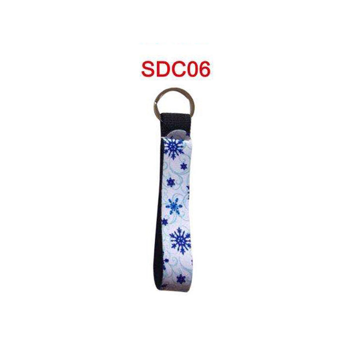 Wholesale Keychains Neoprene Diving Print MOQ≥10 JDC-KC-JinKe001